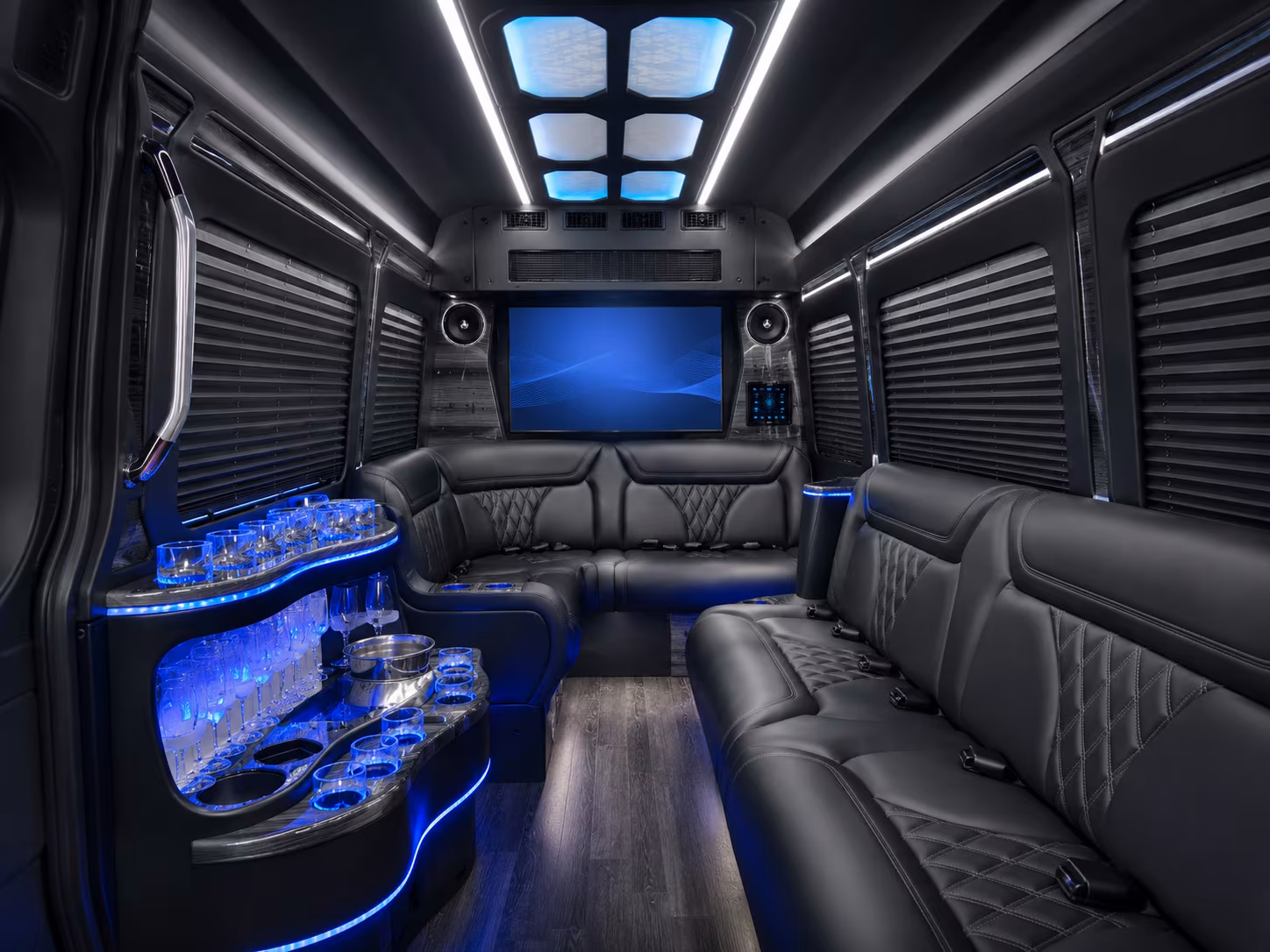 bethlehem 30 passenger party bus interior
