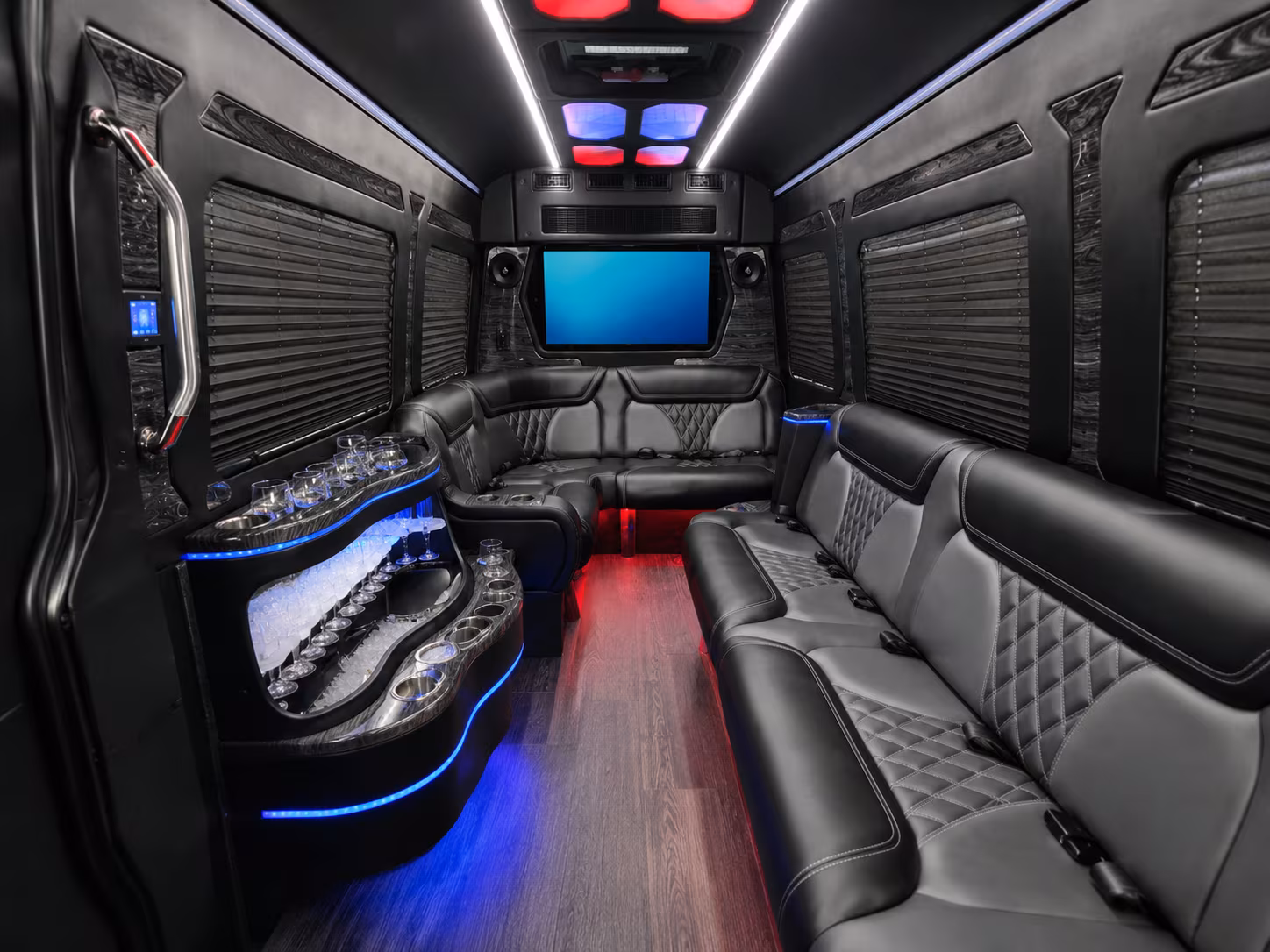 bethlehem 50 passenger party bus interior