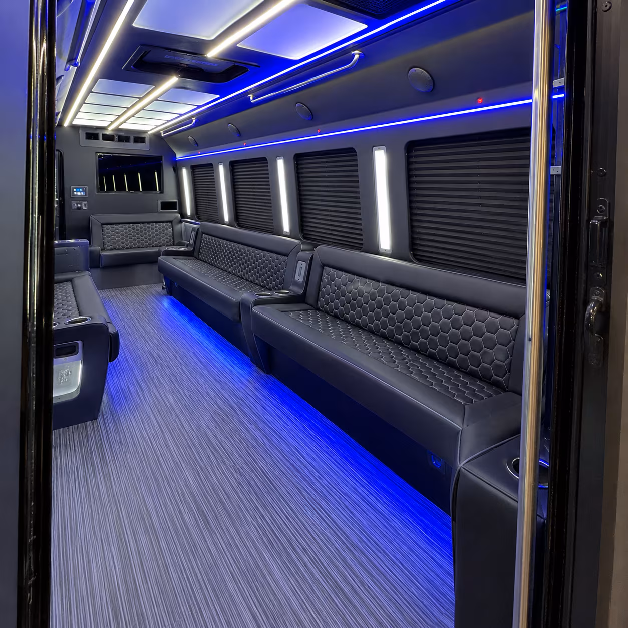 bethlehem party bus rental interior